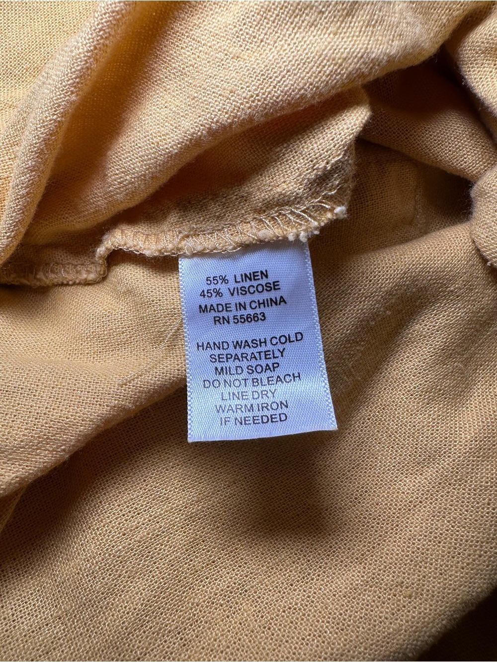 Joie Mustard Yellow Linen Blend Wide Leg Cropped Pants High Rise Size M - Picture 8 of 8